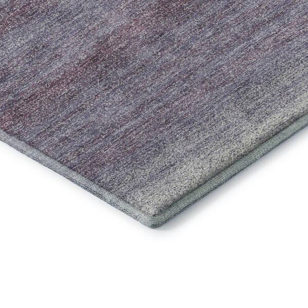 Mayfield Premium Machine Washable Abstract AMF1033 Lavender 3 ft. x 4 ft. Area Rug