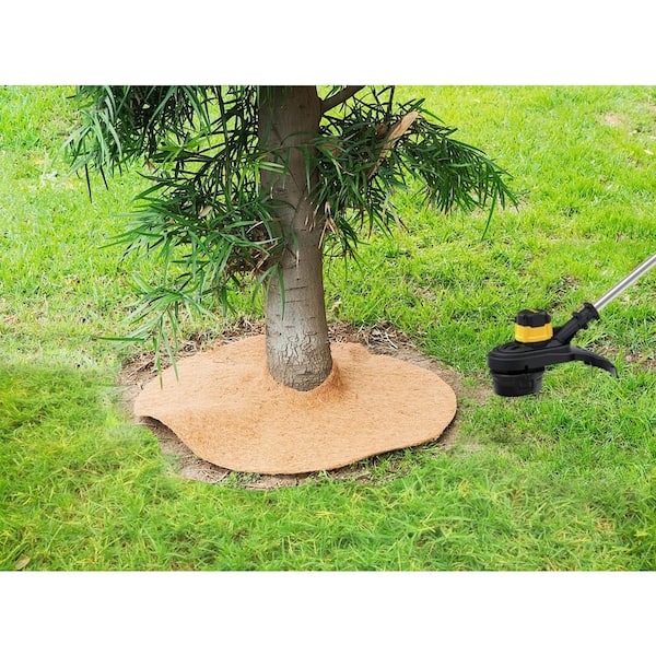 Envelor 0.3 in. x 24 in. Coconut Fibers Mulch Tree Ring Protector Mat (3-Pack) Envelor 0.3 in. x 24 in. Coconut Fibers Mulch Tree Ring Protector Mat (3-Pack)