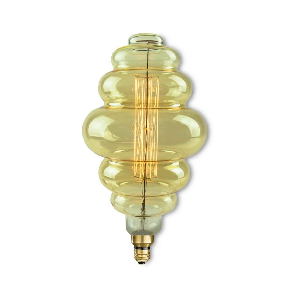 60-Watt Beehive Incadescent Medium Base (E26) Grand Filament Light Bulb Nos