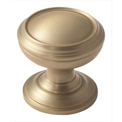Revitalize 1-1/4 in (32 mm) Diameter Golden Champagne Round Cabinet Knob