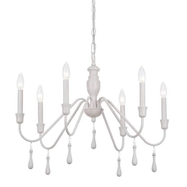 Distressed White Alsy Chandeliers 24130 001 64 600 