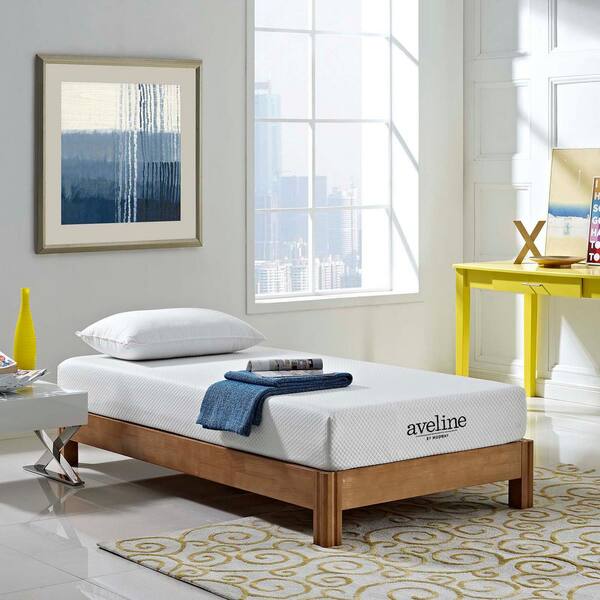 MODWAY Aveline 8in. Medium Memory Foam Tight Top Twin Mattress MOD-5339 ...