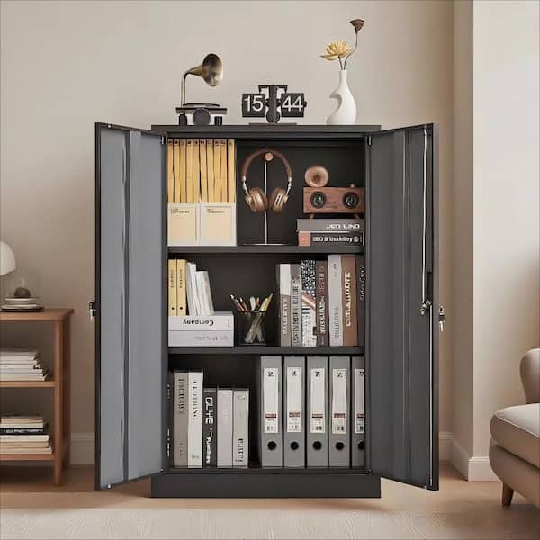 No-Drawer Black Metal 27.5