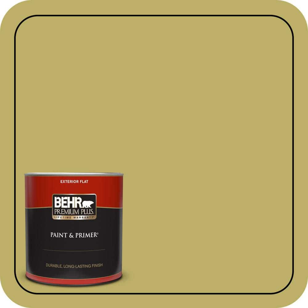 1 qt. #MQ4-42 Pistachio Flat Exterior Paint & Primer price history on PriceWatchPro