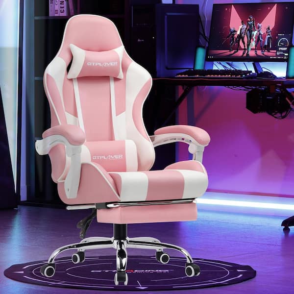 ComHoma Faux Leather Gaming Chair Adjustable Height Computer