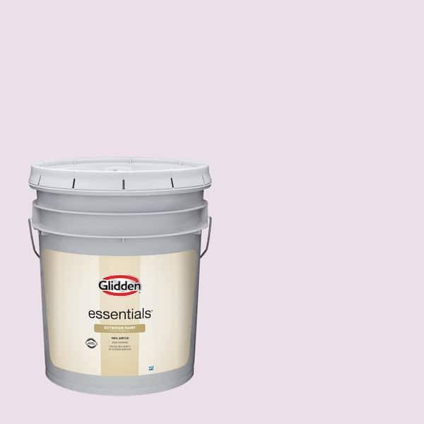 Glidden Essentials 5 gal. PPG1251-2 Tiara Semi-Gloss Exterior Paint