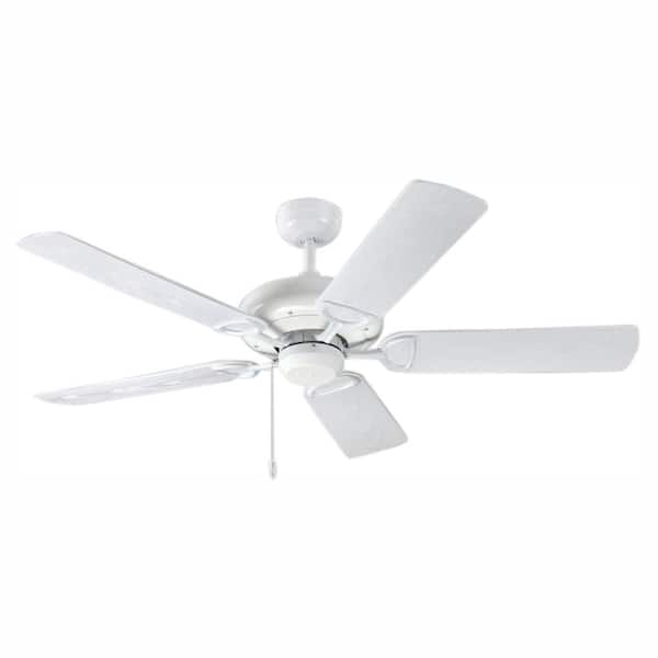 TroposAir ProSeries Deluxe Builder 52 in. Pure White Outdoor Ceiling Fan