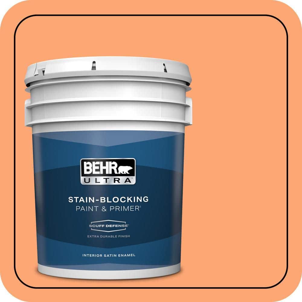 5 gal. #240B-4 Marmalade Extra Durable Satin Enamel Interior Paint & Primer price history on PriceWatchPro