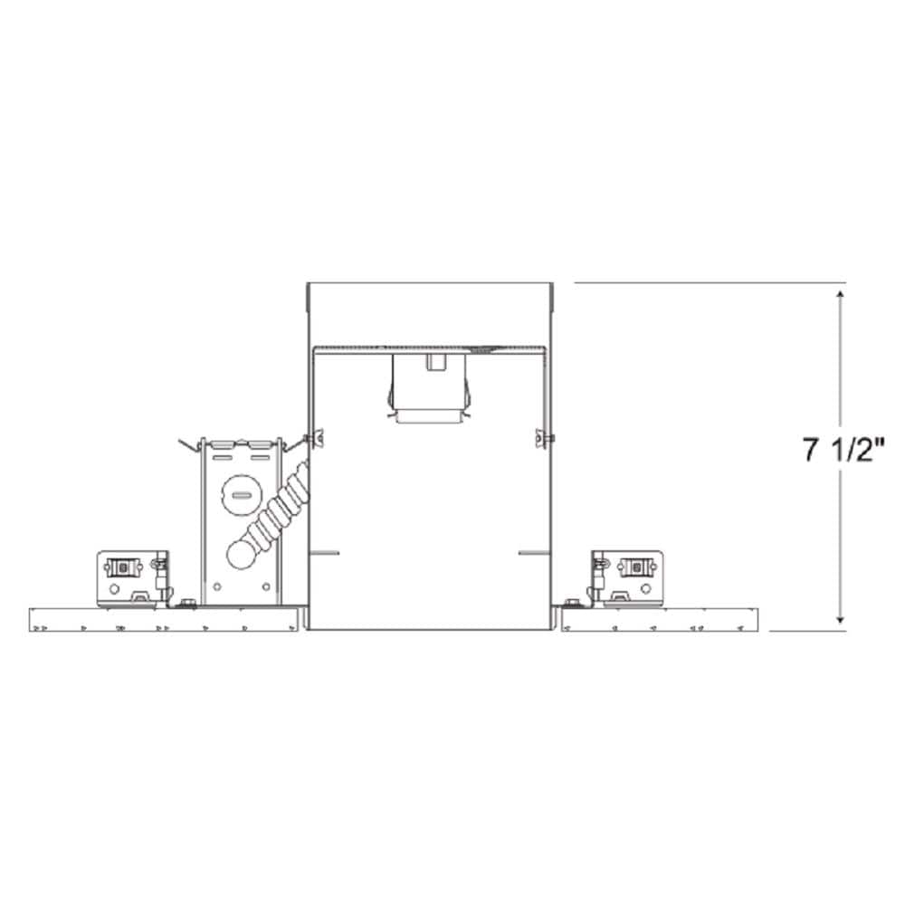 Aluminum 15-Inch IC Rated Recessed Lighting Housing