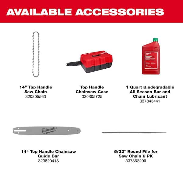 Milwaukee M18 FUEL 14 in. 18V Lithium-Ion Brushless Battery Top