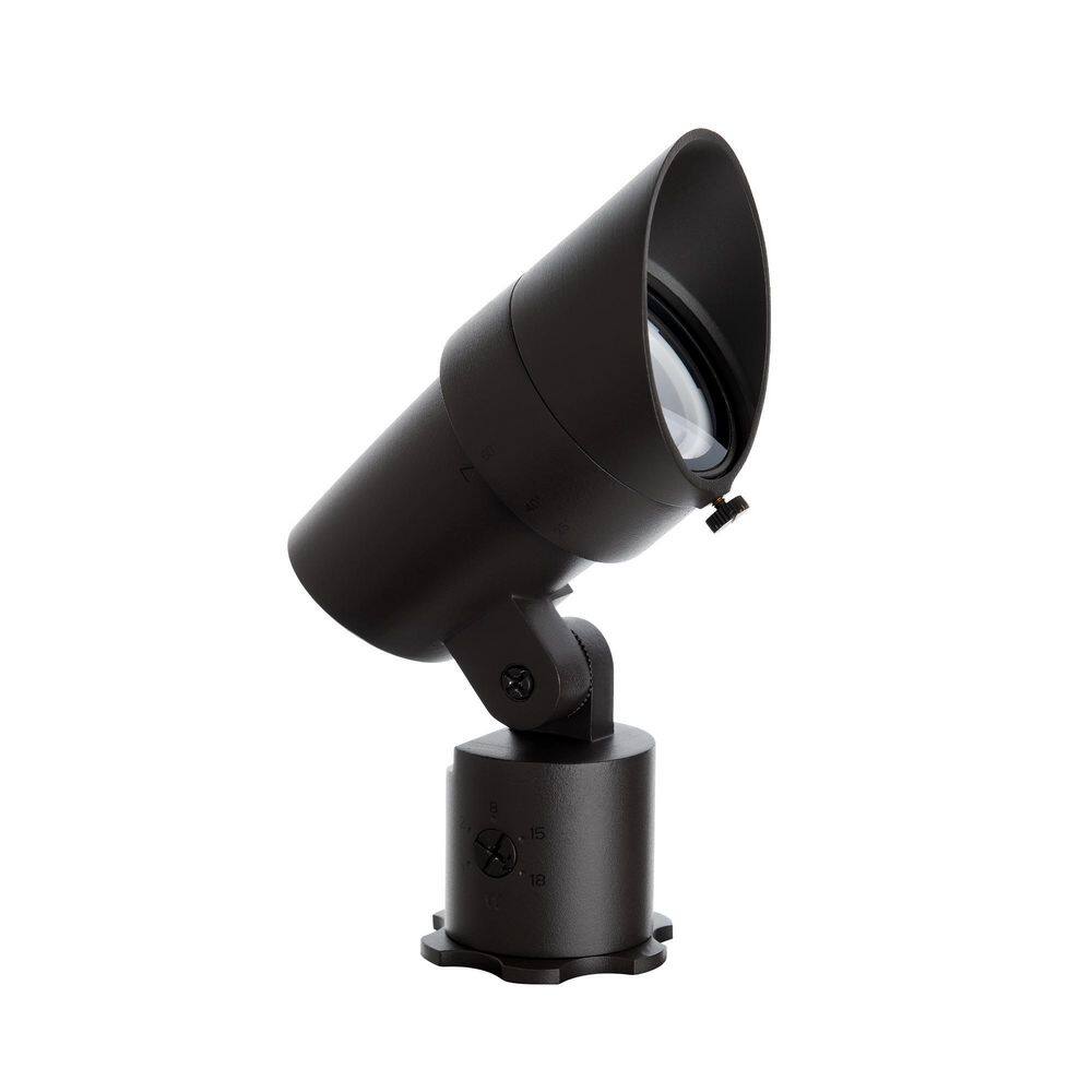 Black Aluminum LED Landscape Spotlight