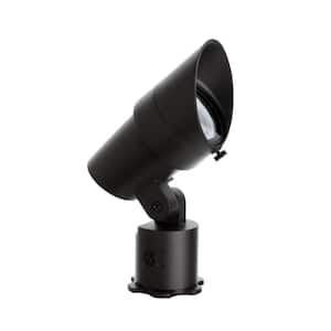 Accent 1330 Lumens Black Low Voltage LED Outdoor Spotlight with IP66 Rated and 2700K LED