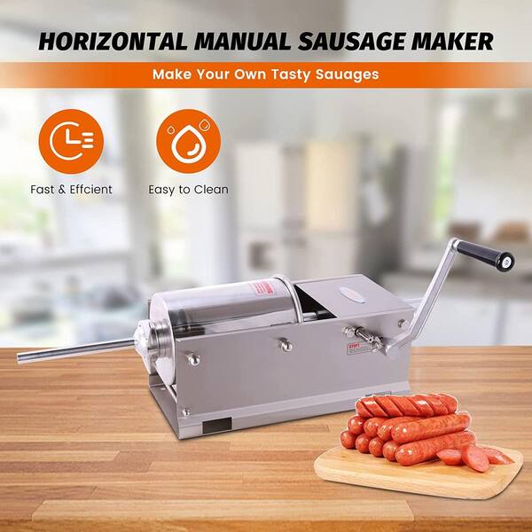 Sausage Stuffer - Homemade Manual Sausage Maker, Fast Meat Filling Machine,  Food Grade Kitchen Sausage Stuffer Tool for Household Use (3 Stuffing