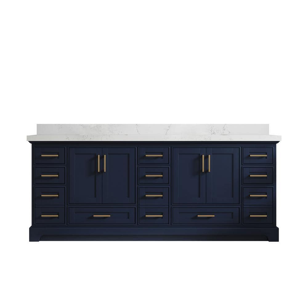 Willow Collections Fenway 84 in. W x 22 in. D x 36 in. H Double Sink