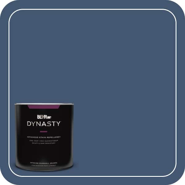 BEHR DYNASTY 1 qt. Home Decorators Collection #HDC-WR14-7 Hidden Sapphire Eggshell Enamel Interior Stain-Blocking Paint and Primer