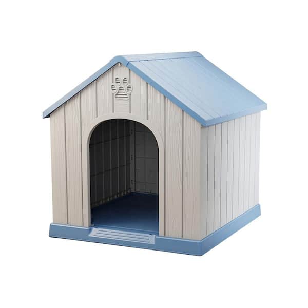ペットハウス Blue Small Dog House for Home and Garden Use 98Pet-41 - The Home Depot