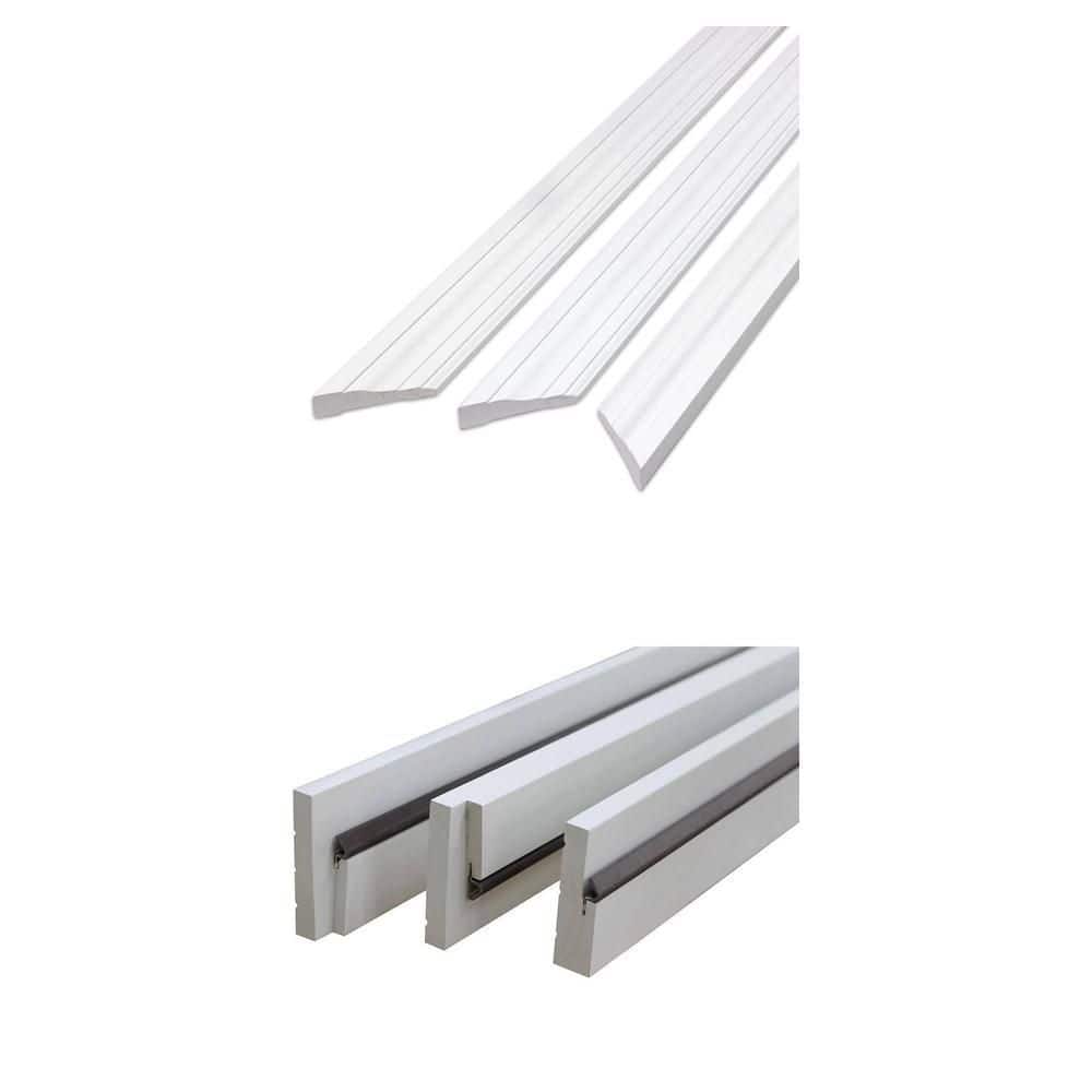 Edge WM366 White Prefinished Door Casing Set with Exterior Door