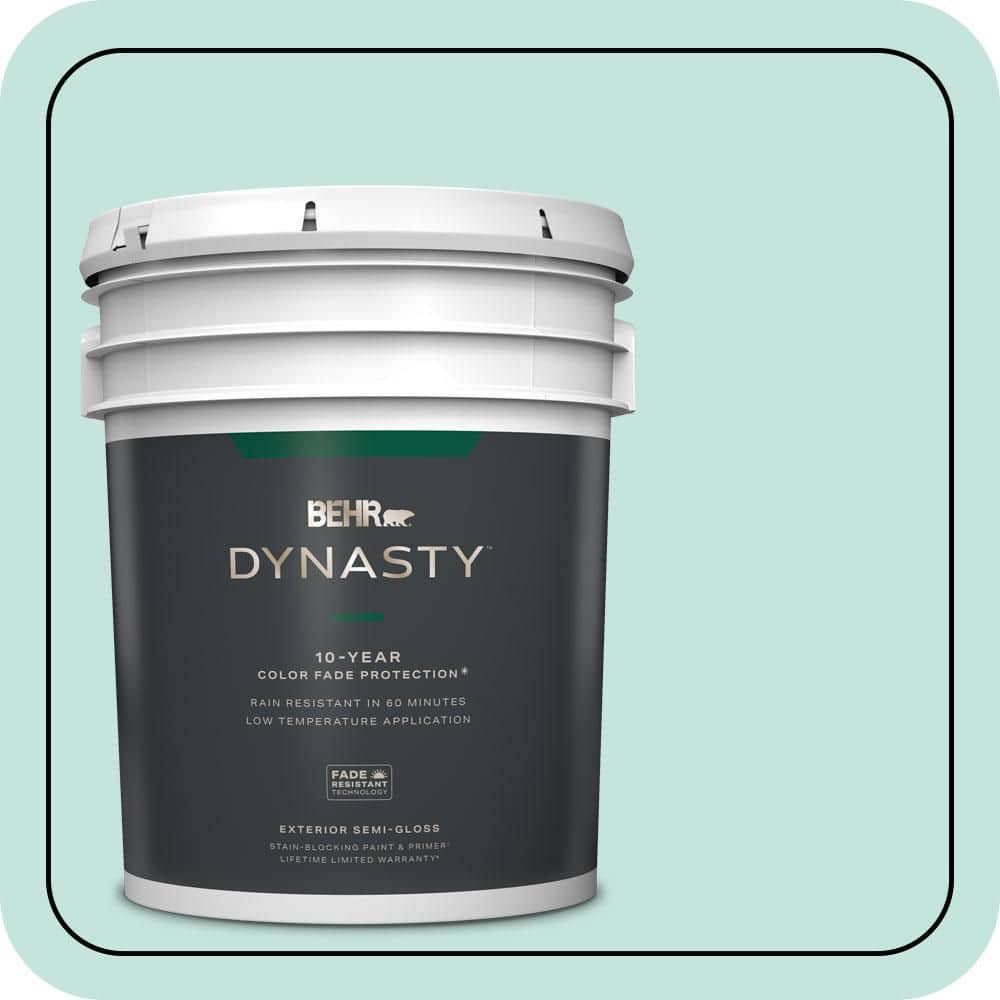 5 gal. #MQ3-19 Misty Isle Semi-Gloss Exterior Stain-Blocking Paint & Primer price history on PriceWatchPro