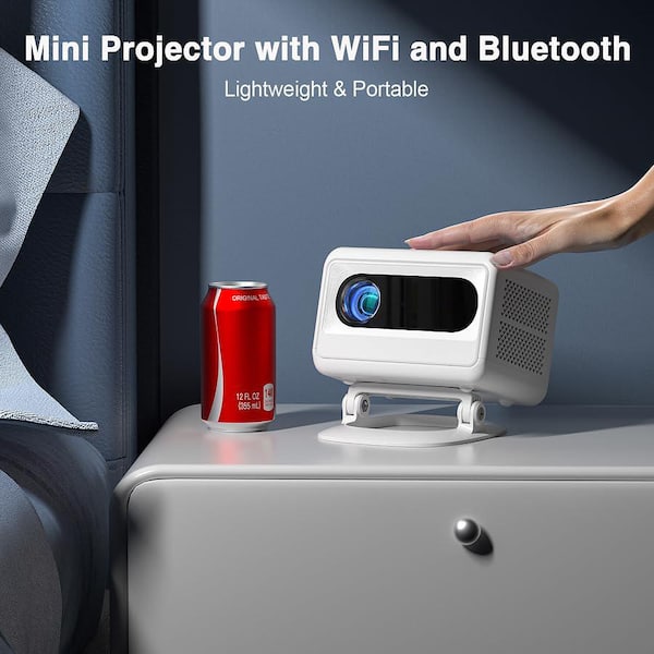 Vrbgify 1920 x 1080 Full HD Electric-Focus Portable BT Mini