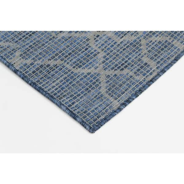 Arba Blue Indoor / Outdoor Area Rug Latitude Run Rug Size: Rectangle 3'6 x 5