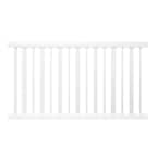 Weatherables Atlantis 4 ft. H x 8 ft. W White Vinyl Pool Fence Panel ...