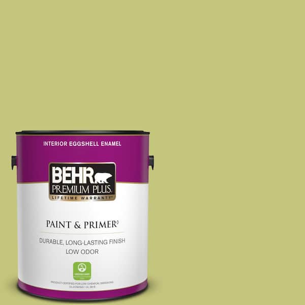 BEHR PREMIUM PLUS 1 gal. #P360-4 Soda Pop Eggshell Enamel Low Odor Interior Paint & Primer