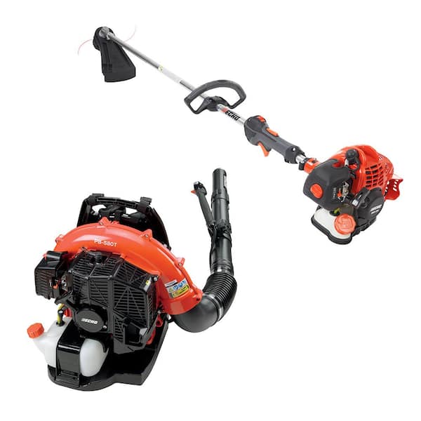 ECHO V-RAHBAF 21.2 cc 2-Cycle Gas String Trimmer and 58.2 cc 2-Cycle Backpack Leaf Blower Combo Kit (2-Tool) - 1