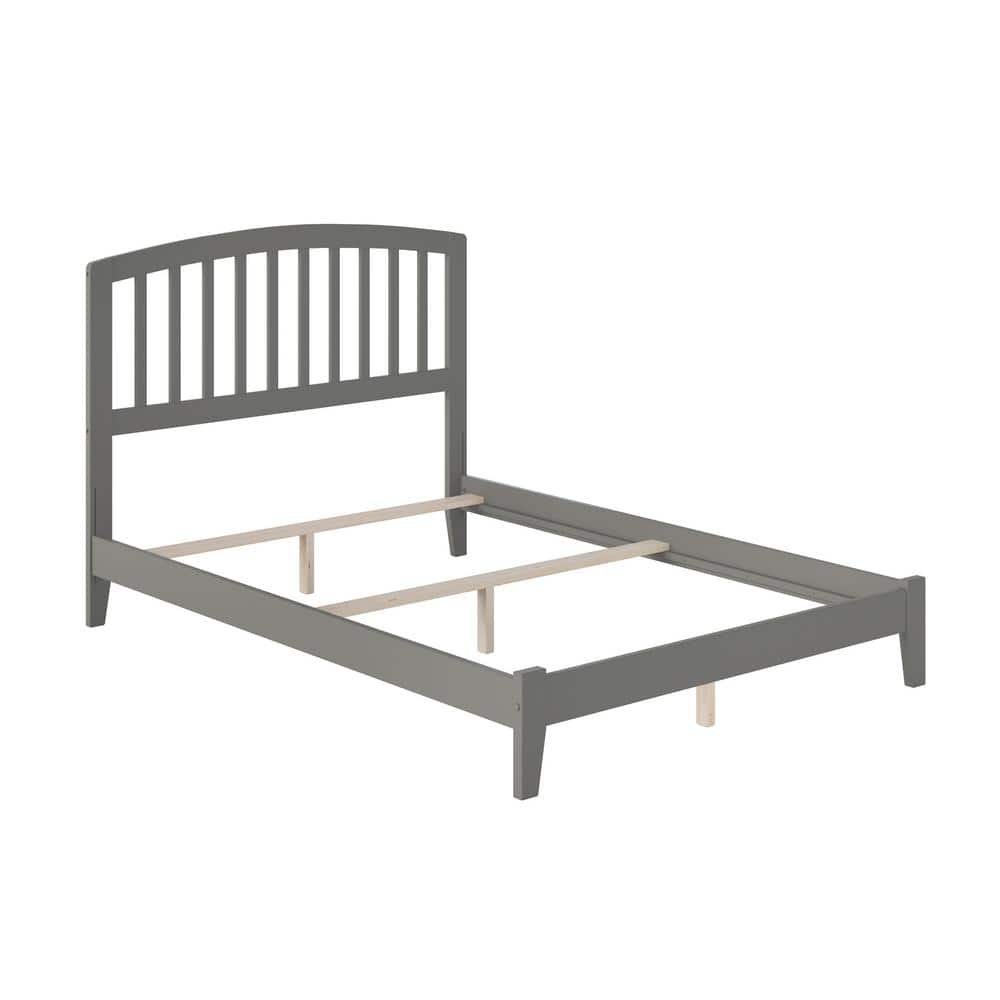 Richmond Full Grey Wood Mission Bed with Headboard