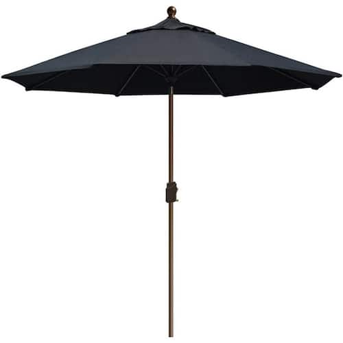 4 ft patio umbrella 11  9 ft Outdoor Patio Offset Cantilever Dual Top Umbrella with 4-Piece  Fillable Weighted Base - On Sale - Overstock
