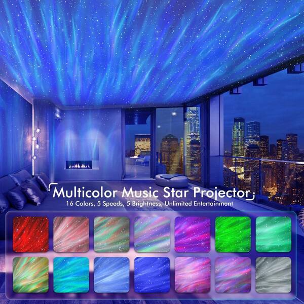 1920 x 1080 LED Elephant Star Projector with 200 Lumens HJ-09 - The Home  Depot