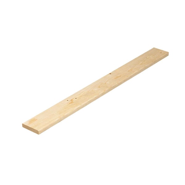 Unbranded 1 in. x 4 in. x 3-1/4 ft. Pine Bed Slat Board