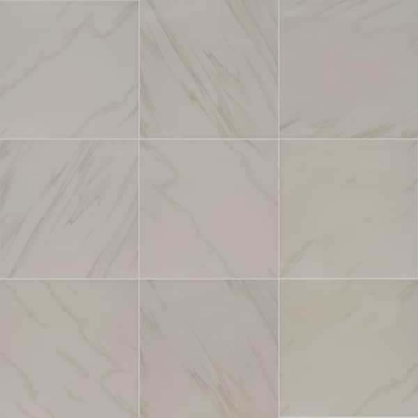 MSI Soma Marfil 24 in. x 24 in. Polished Porcelain Stone Look Floor and Wall Tile (16 sq. ft./Case)