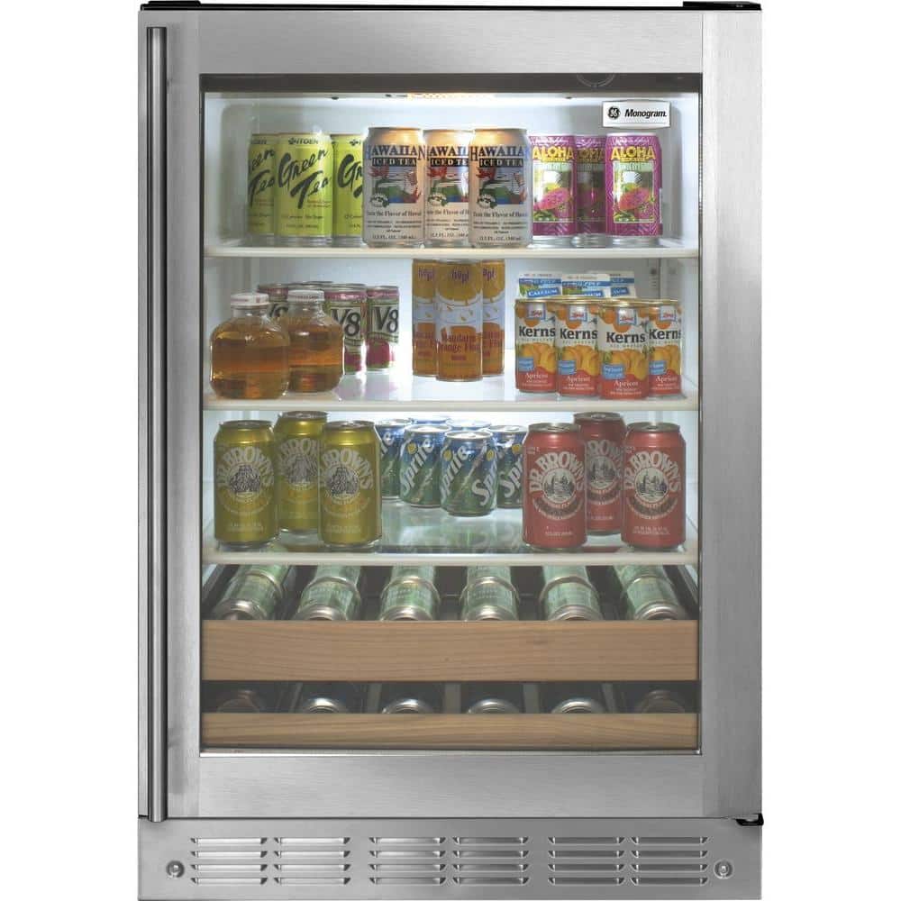 GE Beverage Center in Stainless Steel Wine Cooler ZDBR240HBS The