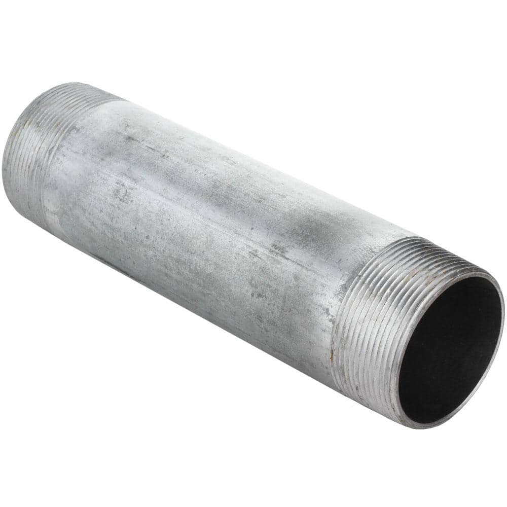 Commercial Electric 2 in. x 8 in. Rigid Metal Conduit (RMC) Nipple ...