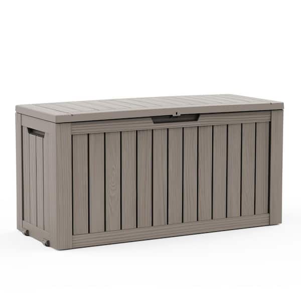 75 gal. Deck Box Gray 46.06 in. x 21.06 in. x 21.65 in.