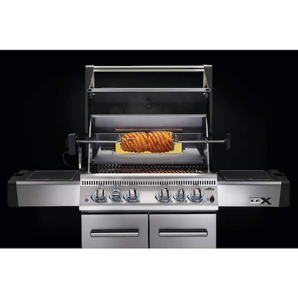 Heavy-Duty Rotisserie Kit for Large Grills