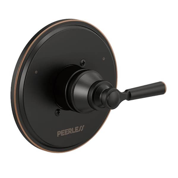 Peerless Westchester 1-Handle Wall Mount Diverter Valve Trim Kit in Oil Rubbed Bronze (Valve Not Included)