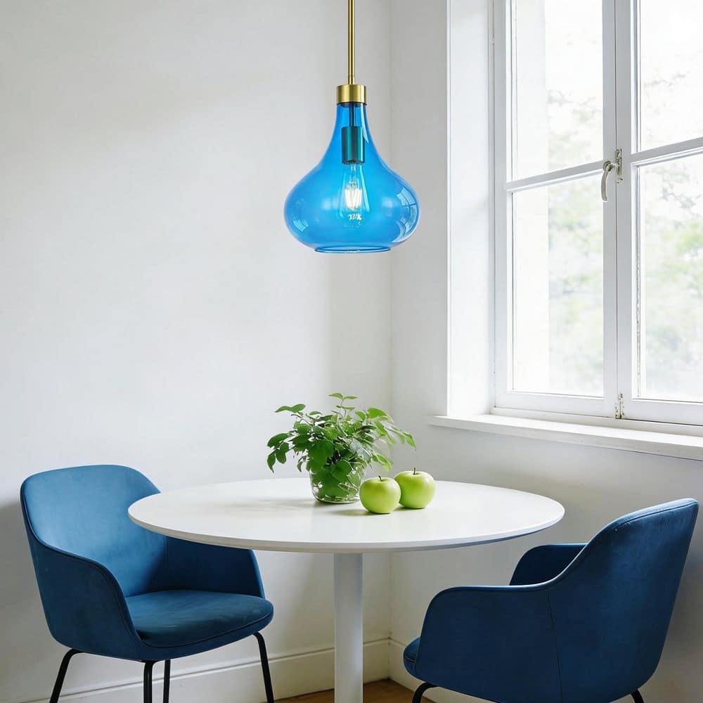 Home Lighting 60W 1-Light GoldBlue-1Pack Globe Modern Pendant Lighting for Kitchen Island price history on PriceWatchPro
