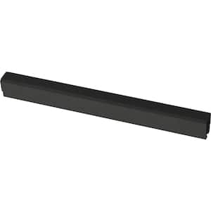 Tapered Edge Adjusta-Pull  2 to 8-13/16 in. (51 to 224 mm) Matte Black Adjustable Cabinet Drawer Pull