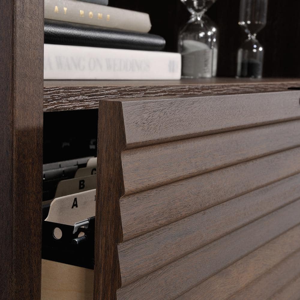 Palo Alto Spiced Mahogany Impact Resistant Office Credenza