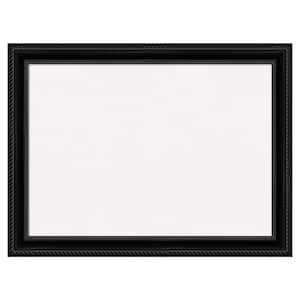 Corded Black White Corkboard 32 in. x 24 in. Bulletin Board Memo Board
