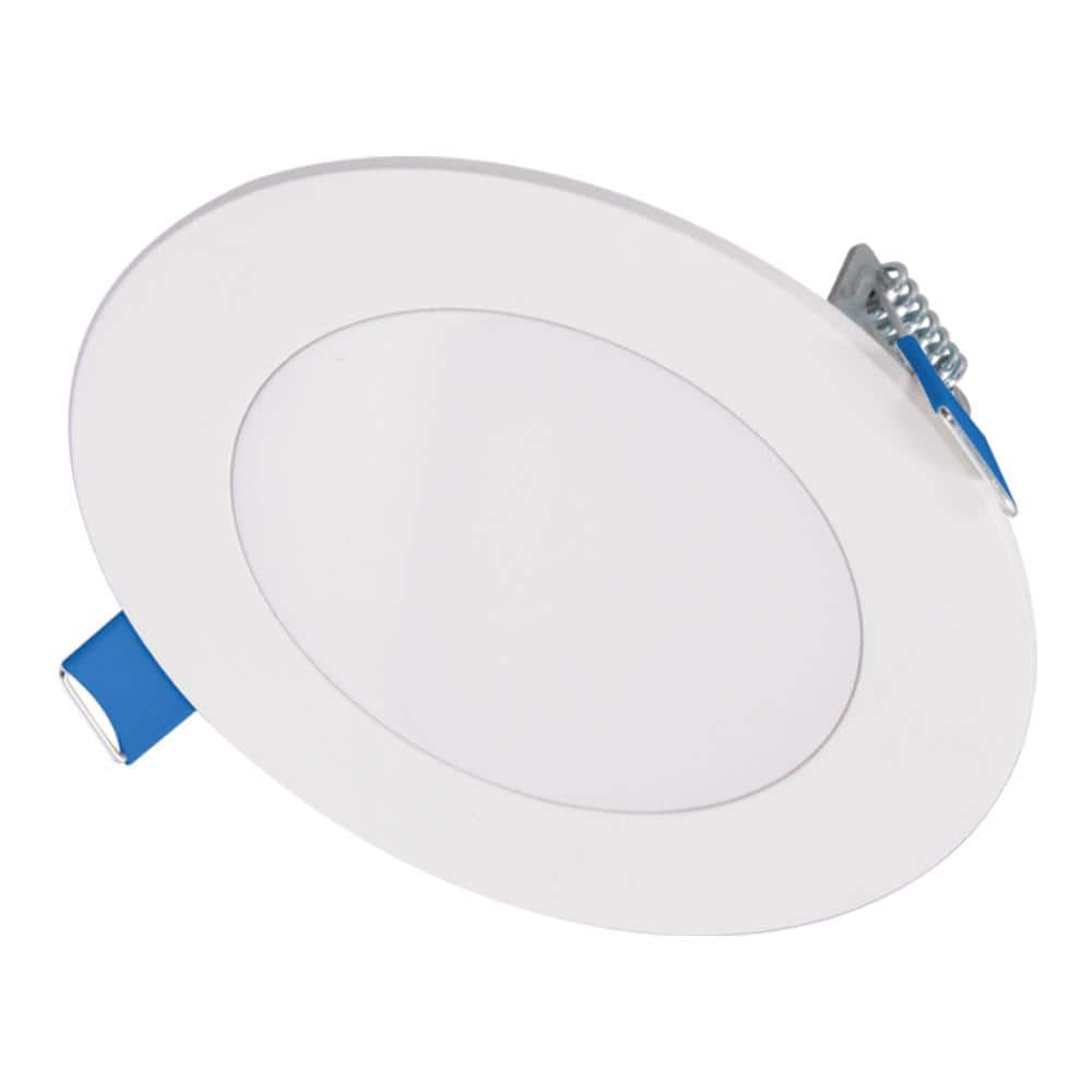Halo HLBSL 4 in. Color Selectable New Construction or Remodel Canless  Recessed Integrated LED Kit HLBSL4069FS351EMWR - The Home Depot