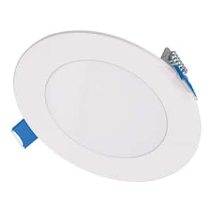 HLBSL 4 in. Adjustable CCT Canless IC Rated Dimmable Indoor, Outdoor Integrated LED Recessed Light Kit