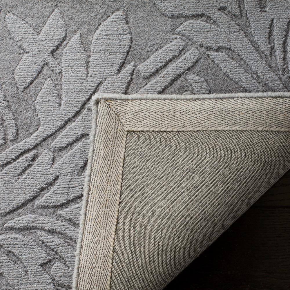 Gray Hand-Loomed Wool Tufted Area Rug 3' x 5'