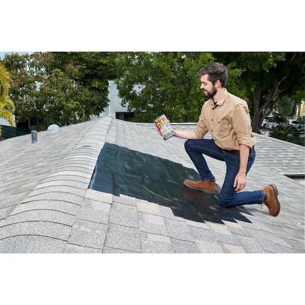 Flex Tape White 8 in. x 5 ft. Strong Rubberized Waterproof Tape