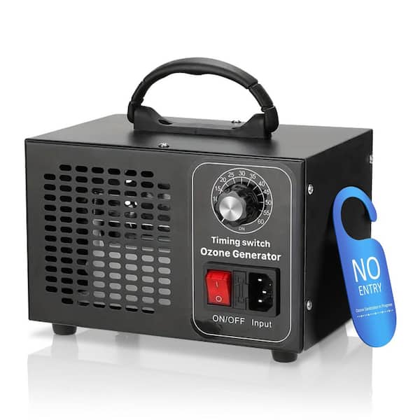 1615 sq. ft. Commercia Ozone Machine HEPA-Type Ozone Generator Odor Remover High Capacity in Black
