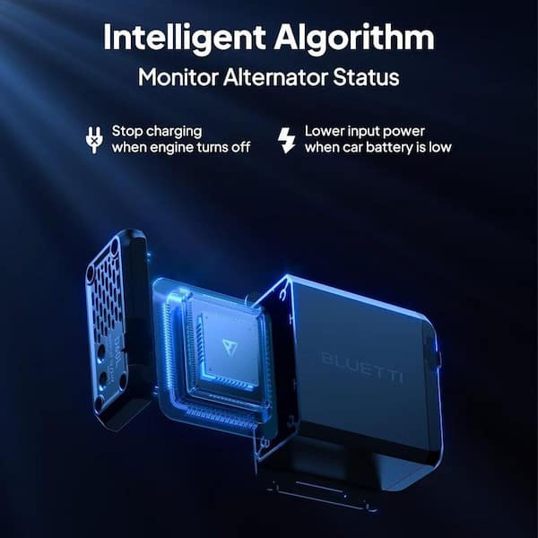 BLUETTI 560-Watt Alternator Charger, Fast DC-DC Charger for