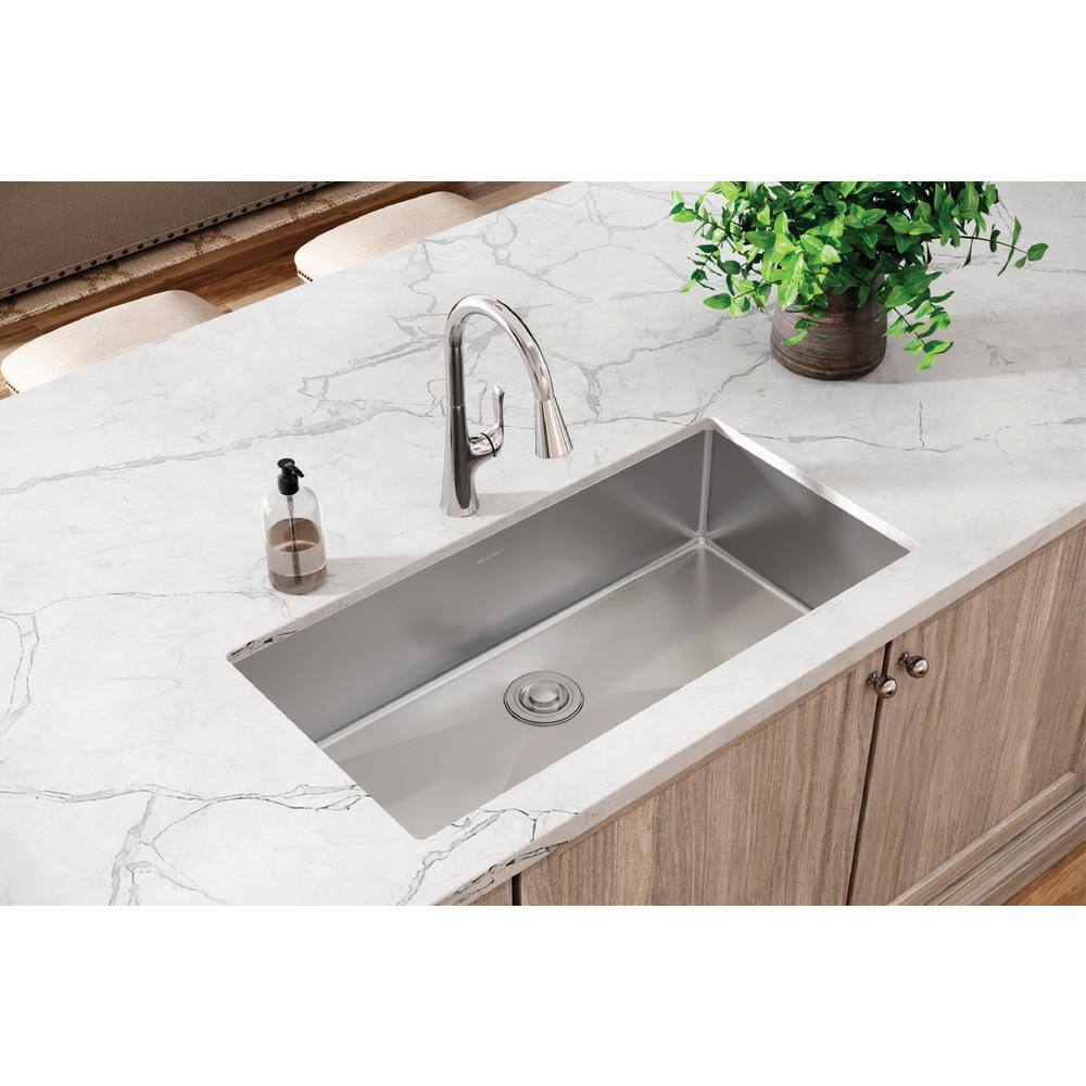 Crosstown 37" Stainless Steel Single Bowl Undermount Sink
