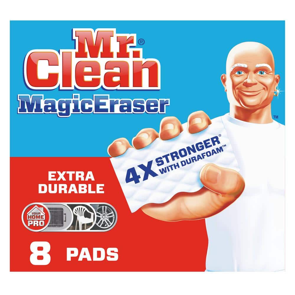 Với đầu mút tẩy sạch mạnh mẽ Extra Power Magic Erasers 8-Pack (003700023822) của Mr.Clean, bạn sẽ không phải lo lắng về những vết bẩn khó chịu trên bề mặt nhà cửa nữa. Sản phẩm này có khả năng làm sạch mọi thứ một cách nhanh chóng và hiệu quả nhất. Hãy đặt hàng ngay hôm nay và trải nghiệm những phép màu của Extra Power Magic Erasers từ Mr.Clean.