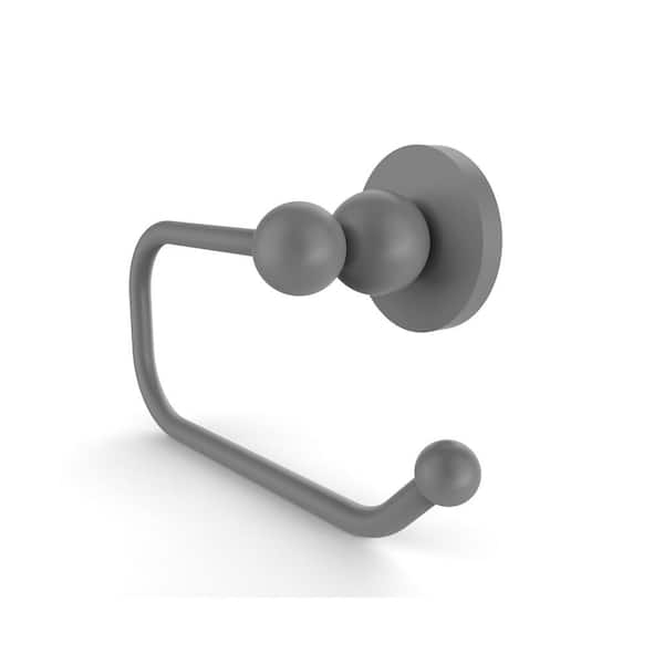Bolero Collection Wall Mounted Toilet Paper Holder in Matte Gray